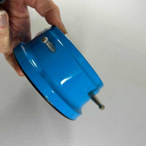 Vintage Thomas & Friends Alarm Clock Train Tank Engine Works Blue Red Twin Bell - Picture 6 of 10